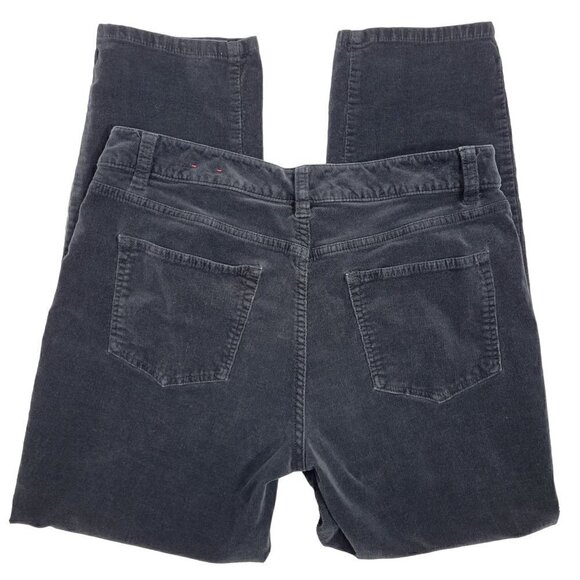 Talbots Women's Simply Flattering 5-Pocket Straight Black Corduroy Pants Sz 8P - Picture 2 of 9